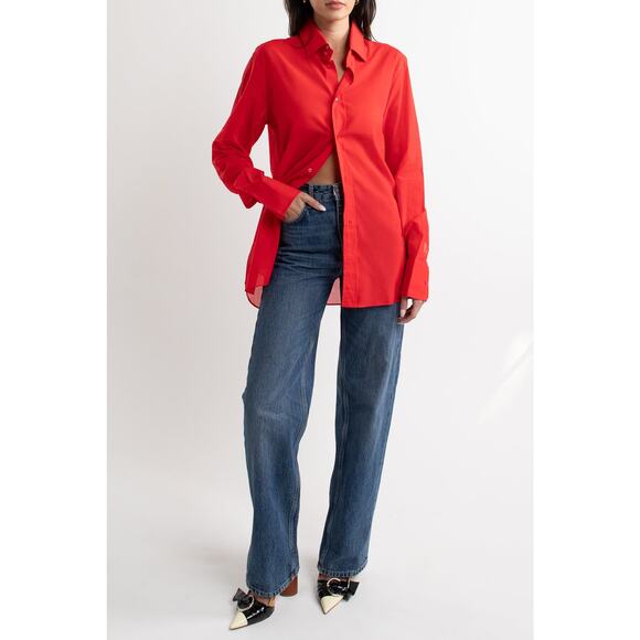 Red Vintage Button Down - Picture 1 of 6